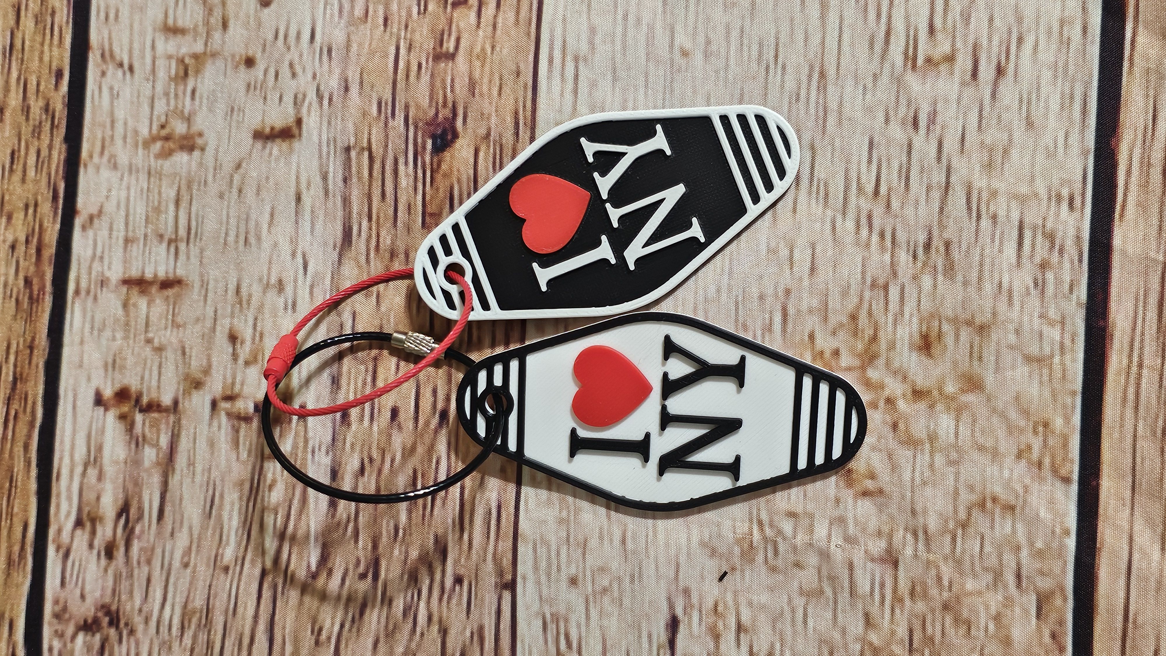 Custom Keychain - Personalized 3D printed keychain